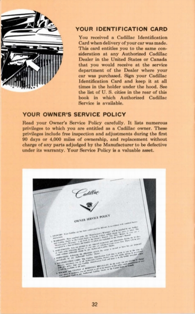 1955 Cadillac Owners Manual Page 31